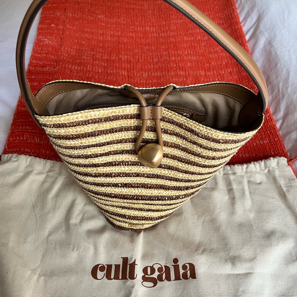 Cult Gaia Brown and Tan Women's Bag